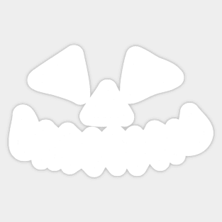 Halloween Pumpkin Face (Halloween costume) Sticker